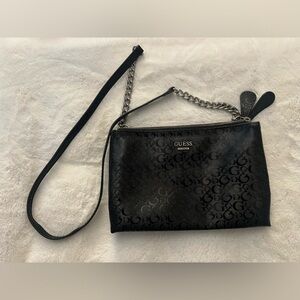 GUESS Black Logo Crossbody Bag